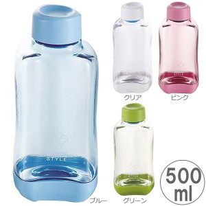 水筒 スポーツボトル ブロックスタイル ＰＣアクアボトル 500ml BPAフリー スポーツドリンク作り 便利な目盛付きボトル