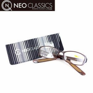 老眼鏡 女性 おしゃれ シニアグラス メガネケース付き 度数 1.0-3.5 NEO CLASSICS NECHUG GLR21