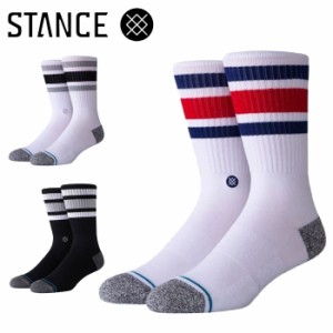 メール便 stance socks スタンス ソックス 靴下 BOYD ST SOCKS メンズ ブラック/ホワイト/ブルー  父の日