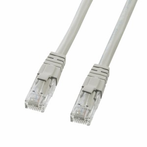 CAT6LANケーブル(UTP・クロス・2m・ライトグレー)[KB-T6L-02CK]