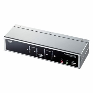 USB・PS/2コンソール両対応パソコン自動切替器 4：1[SW-KVM4HVCN]