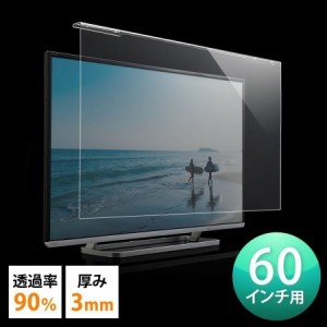 液晶テレビ 保護パネル 60インチ対応 アクリル製 画面 保護カバー 光沢タイプ [200-CRT019]