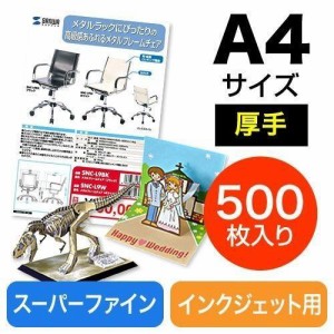 ペーパークラフト紙 A4 厚手 0.22mm スーパーファイン つやなし 500枚入り [300-JP006]