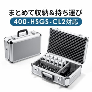 400-HSGS002 収納ケース キャリングケース 鍵 ショルダーベルト付き[400-HSGS-BOX2]