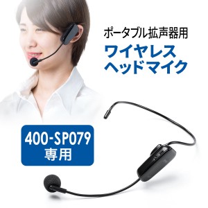 400-SP079 専用ワイヤレスマイク USB充電式[400-SP079HM1]