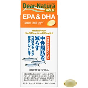 サプリ アサヒ ディアナチュラゴールド EPA&DHA 30日分 180粒入　サプリメント 普通郵便のみ送料無料