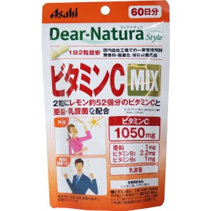 サプリ アサヒ ディアナチュラスタイル ビタミンCミックス 60日分 120粒入 普通郵便のみ送料無料