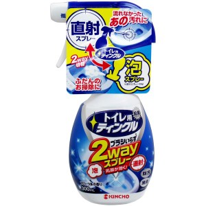 金鳥 トイレ用ティンクル 直射・泡 2Wayスプレー 本体 フローラルの香り 300mL 4987115854635 普通郵便のみ送料込