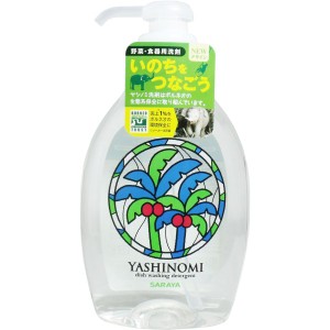 サラヤ ヤシノミ洗剤 野菜・食器用 ポンプ付本体 500mL 4973512320460 普通郵便のみ送料込