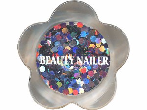 BEAUTY NAILER　ビューティネイラー FG-15 ホログラム ブラック S ネイルアート ラメ グリッター 普通郵便のみ送料無料