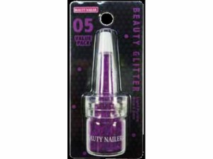 BEAUTY NAILER ビューティネイラー ビューティー グリッター1.0mm BGP-5  ラメ ネイルアート ライトパープル 普通郵便のみ送料無料