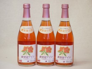 おたる微発泡キャンベルロゼワイン(北海道)500ml×3本