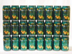 こだわり国産果汁24本セット(ストレート果汁完熟沖縄シークヮーサーのチューハイ) 350ml×24本