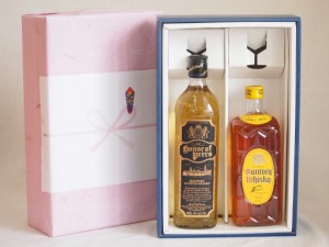 贈り物ウイスキー2本セット(ハウスオブピアーズスコッチ(イギリス) 角瓶 40度) 700ml×2本