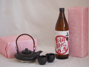 国産美濃焼 黒千代香2合セット2客ツル付(450g)小正醸造 芋焼酎 小鶴初心者お断り (鹿児島県) 900ml