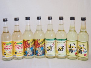 本格酎ハイの素8本セット(サワー専用 爆レモン パインアメサワーの素 レモンチュウハイの素 富士白 サワー専用 ゆずレモン) 600ml×8本