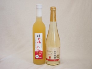 りんごのお酒2本セット(国産林檎のとろりんご 信州林檎ワインシードル) 500ml×2本