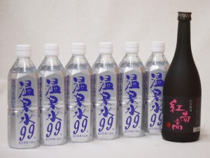 ちょっと贅沢な酎ハイ7本セット(温泉水99ペット 紀州梅酒 紅南高(和歌山県)) 500ml×6本 720ml×1本