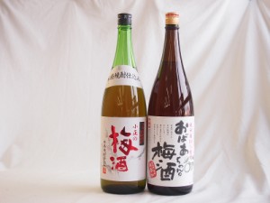 梅酒2本セット(おばあちゃんの梅酒 青梅使用小正の梅酒(鹿児島)) 1800ml×2本