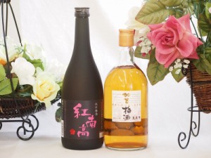 梅酒2本セット(加賀梅酒(石川県) 紅南高梅酒20度(和歌山)) 720ml×2本