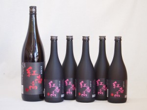 梅酒6本セット(紅南高梅酒20度(和歌山)) 720ml×5本 1800ml×1本