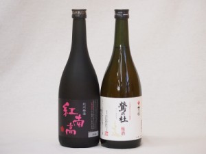 梅酒2本セット(紅南高梅酒20度(和歌山) 梅酒 鶯の杜(奈良)) 720ml×2本