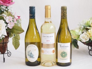 セレクション 金賞受賞酒 フランスワイン 白ワイン 3本セット 750ｍｌ×3本