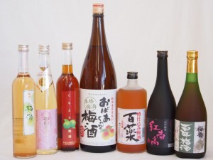 こんな梅酒福袋が欲しかったぁ　7本セット(百助梅酒 天空の月 樽熟梅酒 くちまろ梅酒　小正の梅酒 梅香 百年梅酒 三年貯蔵 樽仕込み梅酒 