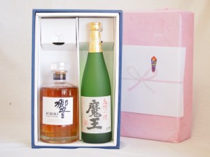 父の日 感謝贈り物ボックス 洋酒焼酎2本セット（ウイスキー響700ml 芋焼酎魔王720ml）