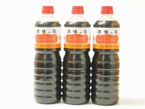 調味の素カツオだし入 ヤマコノのデラックス醤油 味噌平醸造(岐阜県)ペット 1000ml×3