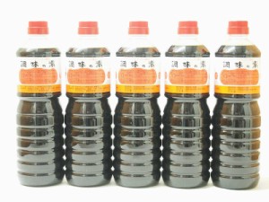 調味の素カツオだし入 ヤマコノのデラックス醤油 味噌平醸造(岐阜県)ペット 1000ml×5