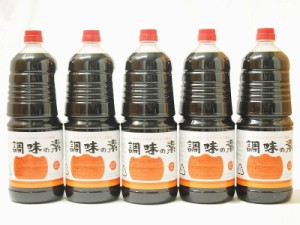 調味の素カツオだし入 ヤマコノのデラックス醤油 味噌平醸造(岐阜県)ペット 1800ml×5