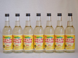 パインアメサワーの素 甘酸っぱくジューシーパイナップル果汁 25度 中野BC(和歌山県)600ml×7