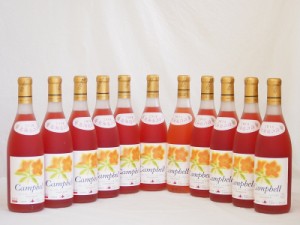 北海道産葡萄使用 プレミアムキャンベルロゼ 甘口 720ml×11本