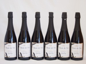6本セット(長野県産100％辛口スパークリング赤ワイン オアシス ミュゼドゥヴァン  ブラッククイーン) 750ml×6本
