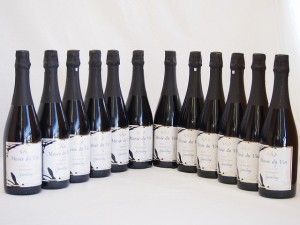 12本セット(長野県産100％辛口スパークリング赤ワイン オアシス ミュゼドゥヴァン  ブラッククイーン) 750ml×12本