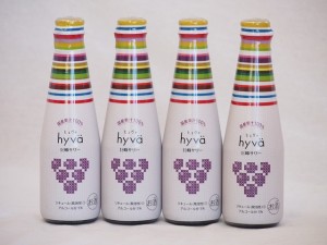 4本セット(国産清見果汁クラフトリキュール 巨峰サワー発泡性alc.5%) 200ml×4本