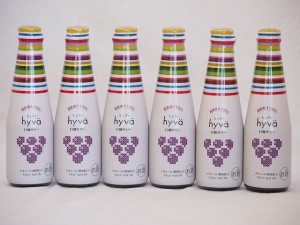 6本セット(国産清見果汁クラフトリキュール 巨峰サワー発泡性alc.5%) 200ml×6本