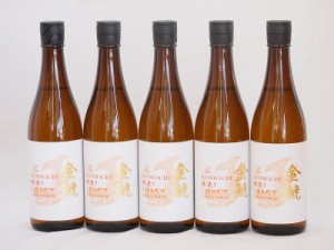 5本セット(愛知県日本酒 金鯱 寒造りしぼりたて生貯本醸造) 720ml×5本