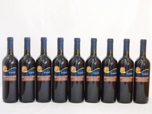 9本セット(イタリア赤ワイン モンテプルチアーノ ダブルッツオ) 750ml×9本