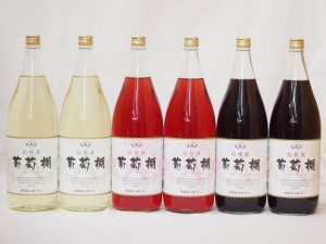信州産葡萄棚セット 赤ワイン×2本 白ワイン×2本 ロゼワイン×2本 中口(長野県)1800ml×6