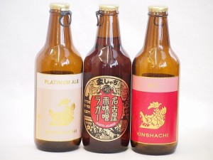 クラフトビール3本セット(アルト プラチナエール 名古屋赤味噌ラガー) 330ml×3本