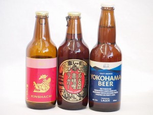 クラフトビール3本セット(アルト 横浜ラガー 名古屋赤味噌ラガー) 330ml×3本