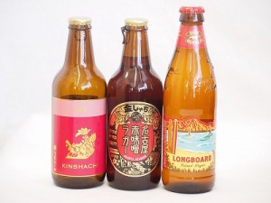 クラフトビール3本セット(アルト 名古屋赤味噌ラガー ロングボード) 330ml×2本 355ml×1本