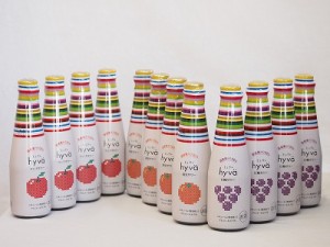 クラフトリキュール12本セット(ヒュヴァ リンゴサワーalc.5% ヒュヴァ 巨峰サワーalc.5% ヒュヴァ 清見サワーalc.5%) 200ml×12本