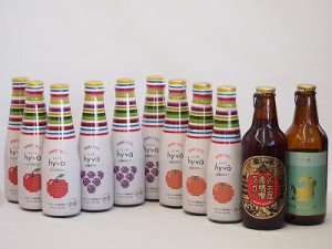 クラフトビールとリキュール11本セット(ヒュヴァ リンゴサワーalc.5% ヒュヴァ 巨峰サワーalc.5% ヒュヴァ 清見サワーalc.5% インディア