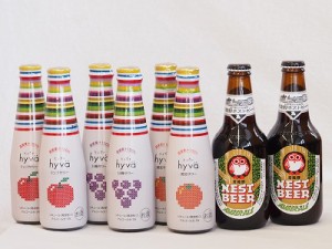 クラフトビールとリキュール8本セット(ヒュヴァ リンゴサワーalc.5% ヒュヴァ 巨峰サワーalc.5% ヒュヴァ 清見サワーalc.5% アンバーエー