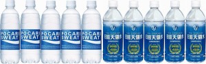 水分補給飲料10本セット(ポカリスエット5本 日田天領水5本) 500ml×10本