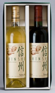 夏の贈り物お中元 国産葡萄100％おいしい日本ワイン赤白セット シャンモリ (山梨県)720ml×2本