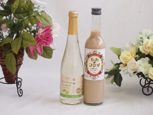 l果物酒2本セット(シャインマスカット＆ナイアガラ コーヒーリキュールモカフシギ) 500ml×2本